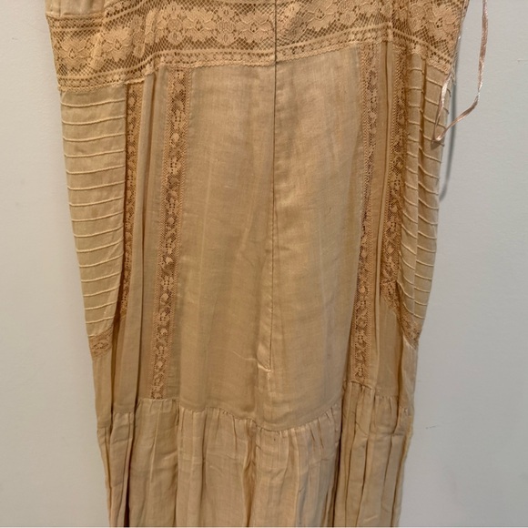 Topshop Beige Lace Maxi Dress - Picture 6 of 8